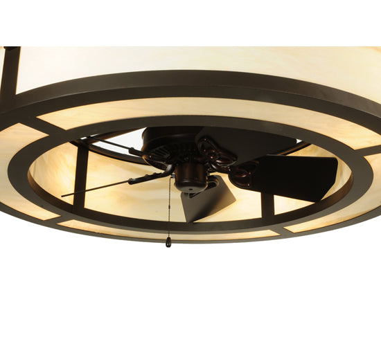 Meyda Tiffany Sargent 124450 Ceiling Fan - Custom, Oil Rubbed Bronze