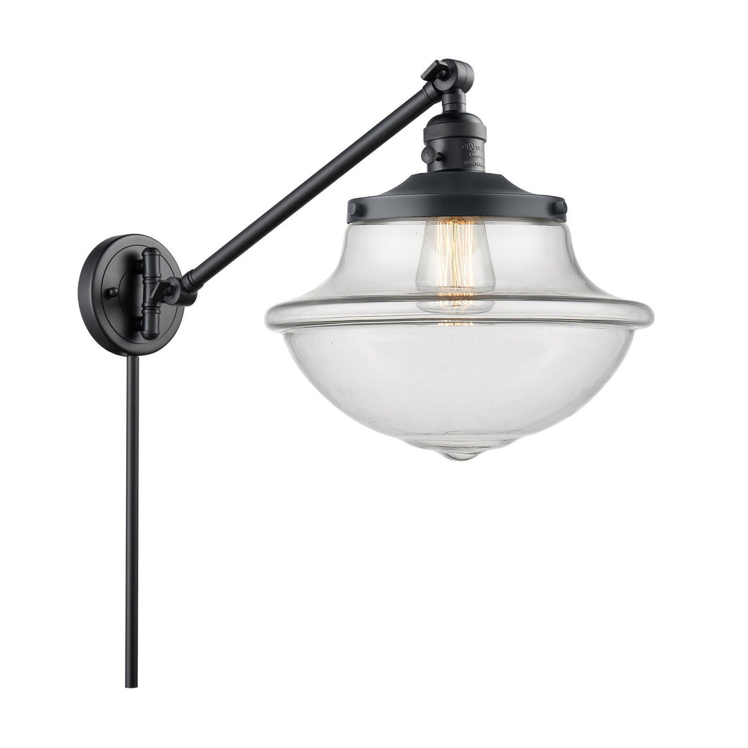 Innovations Lighting 237-BK-G542-LED  Franklin Restoration Lamp Matte Black