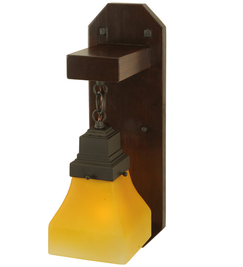 Meyda Tiffany Bungalow 124482 Wall Light - Natural Wood