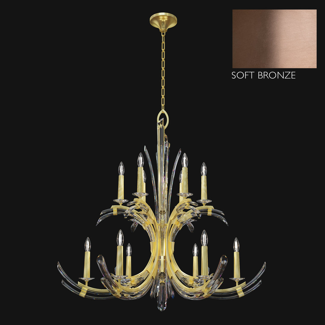Fine Art Trevi 781640-3ST Chandelier Light - Bronze