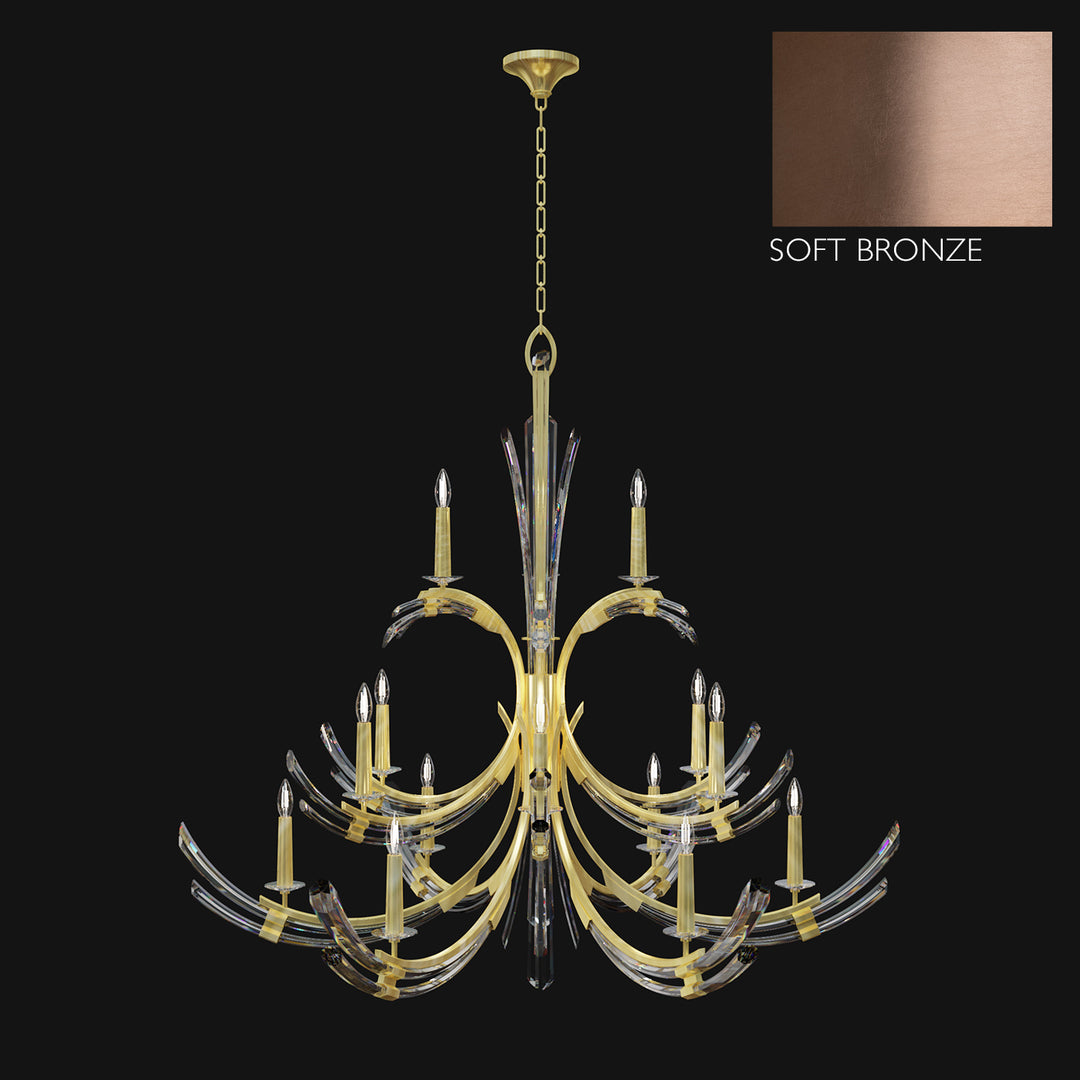 Fine Art Trevi 781740-3ST Chandelier Light - Bronze