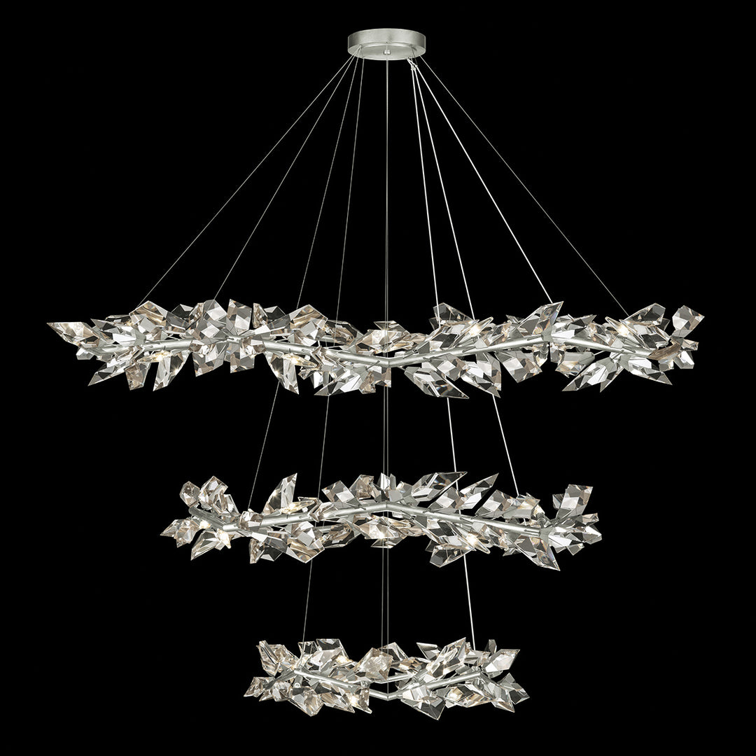 Fine Art Foret 921940-1ST Chandelier Light - Silver