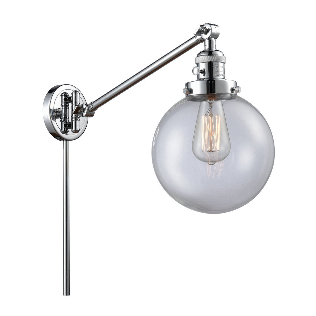 Innovations Lighting 237-PC-G202-8  Franklin Restoration Lamp Polished Chrome