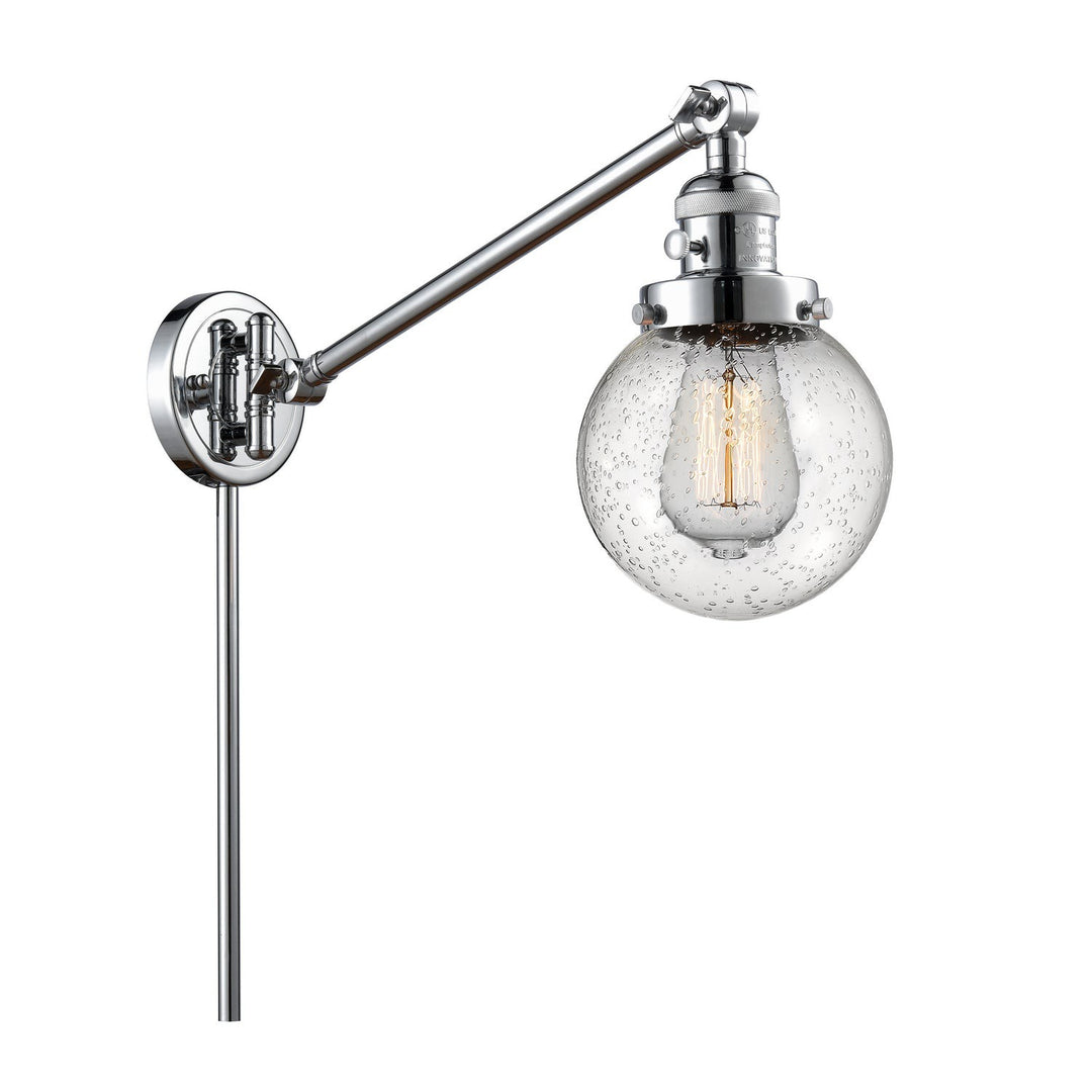 Innovations Lighting 237-PC-G204-6-LED  Franklin Restoration Lamp Polished Chrome