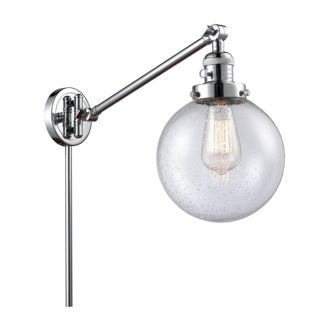 Innovations Lighting 237-PC-G204-8-LED  Franklin Restoration Lamp Polished Chrome