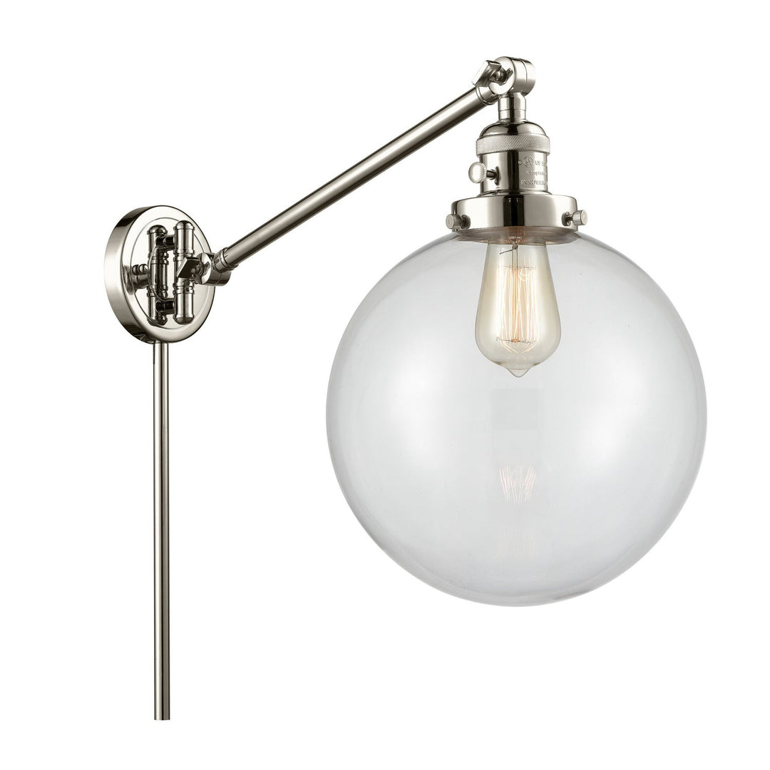 Innovations Lighting 237-PN-G202-10-LED  Franklin Restoration Lamp Polished Nickel