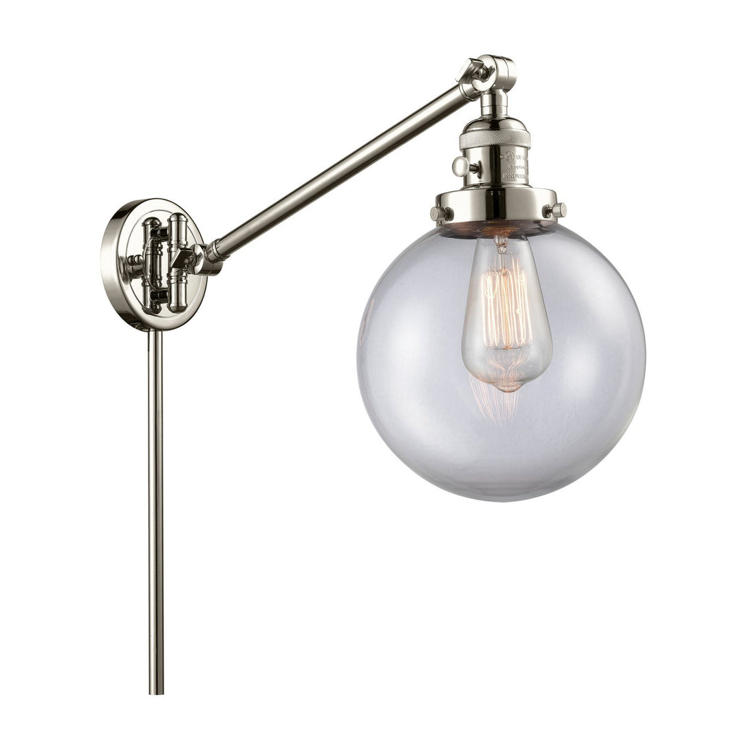 Innovations Lighting 237-PN-G202-8-LED  Franklin Restoration Lamp Polished Nickel