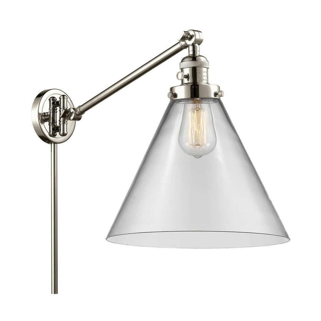 Innovations Lighting 237-PN-G42-L Modern Franklin Restoration Lamp Polished Nickel