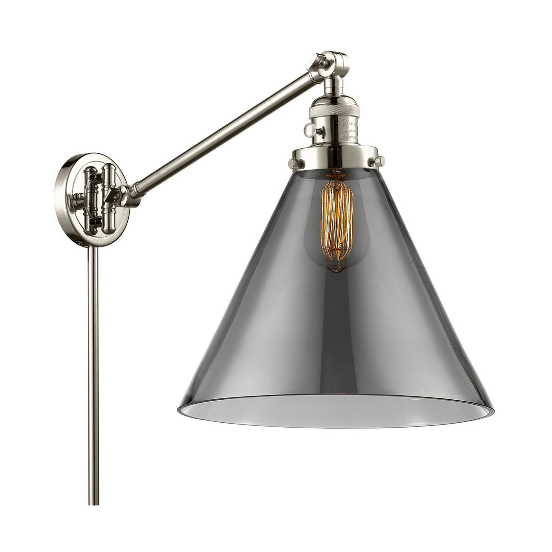 Innovations Lighting 237-PN-G43-L Modern Franklin Restoration Lamp Polished Nickel