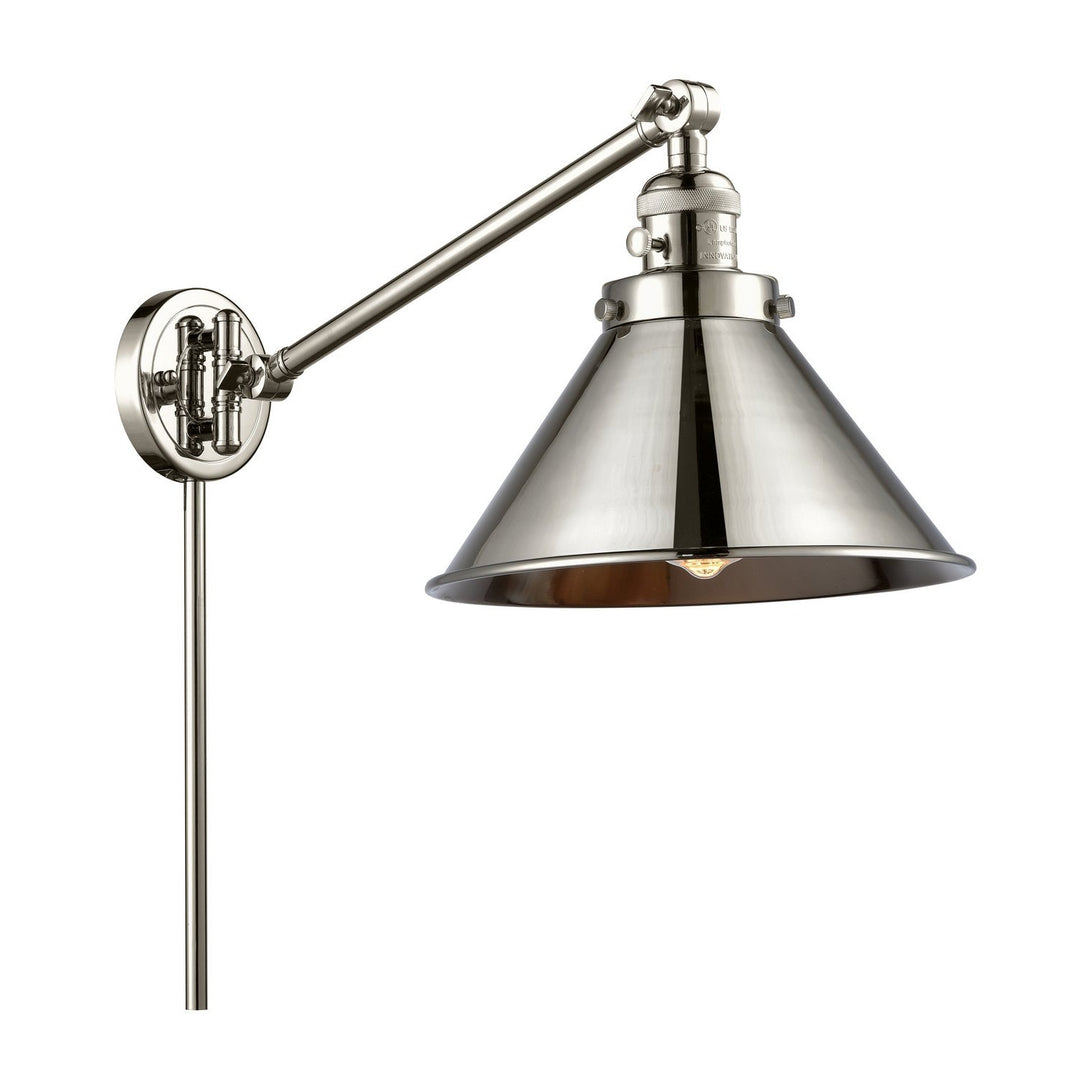 Innovations Lighting 237-PN-M10-PN  Franklin Restoration Lamp Polished Nickel