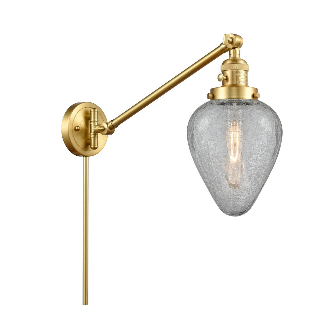 Innovations Lighting 237-SG-G165  Franklin Restoration Lamp Satin Gold