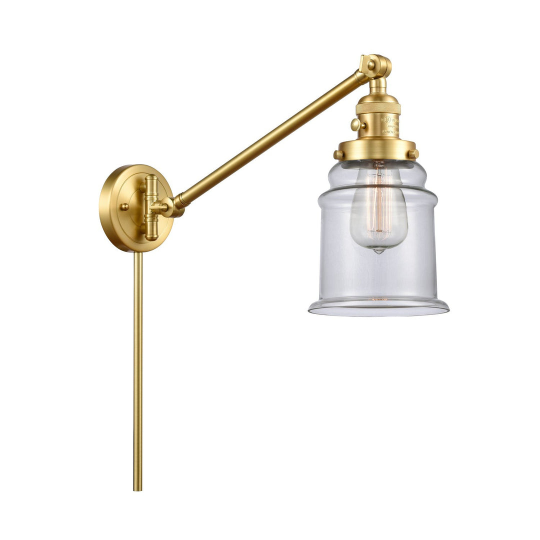 Innovations Lighting 237-SG-G182  Franklin Restoration Lamp Satin Gold