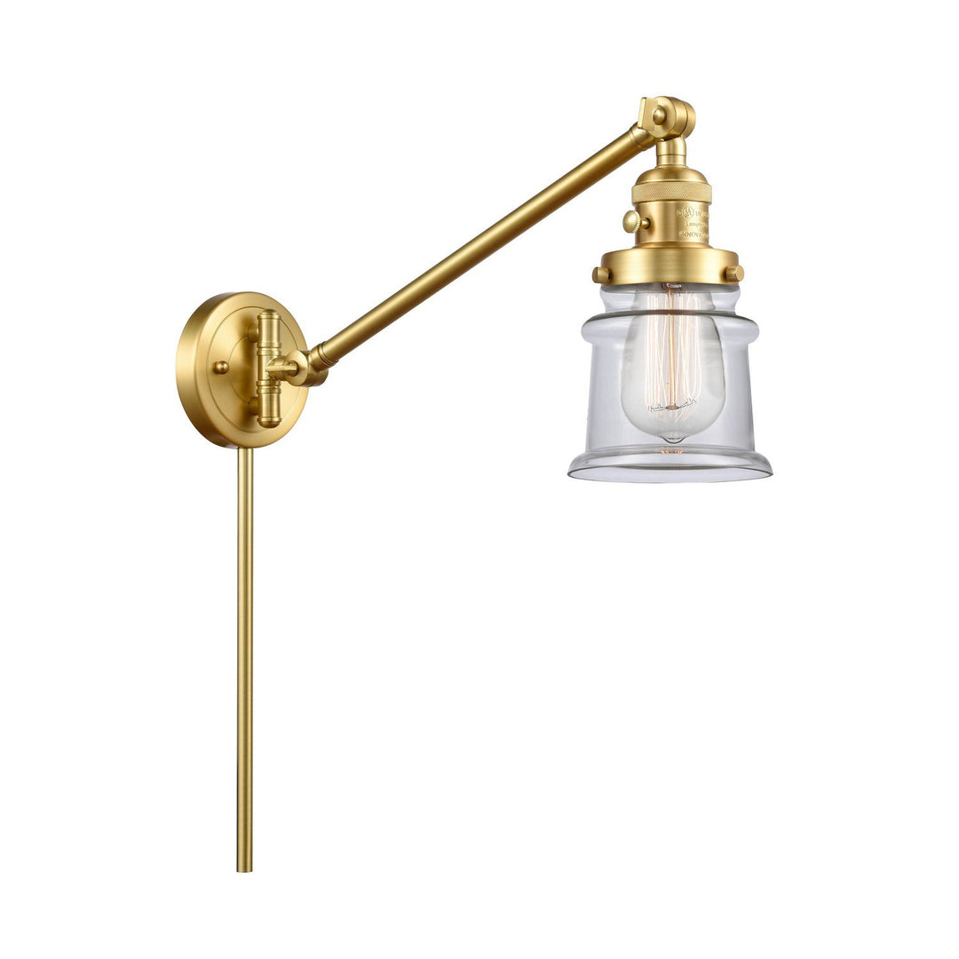 Innovations Lighting 237-SG-G182S  Franklin Restoration Lamp Satin Gold