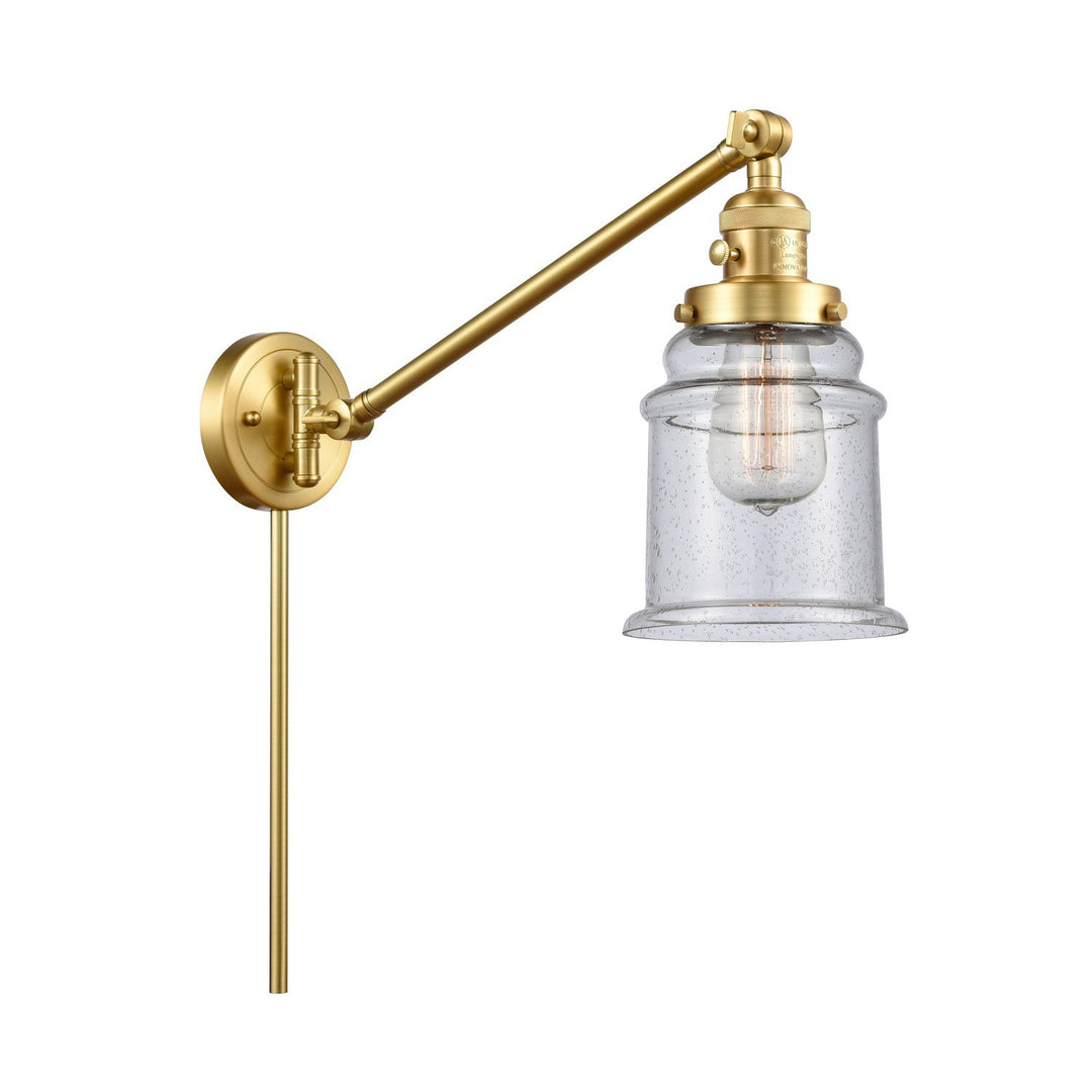 Innovations Lighting 237-SG-G184  Franklin Restoration Lamp Satin Gold