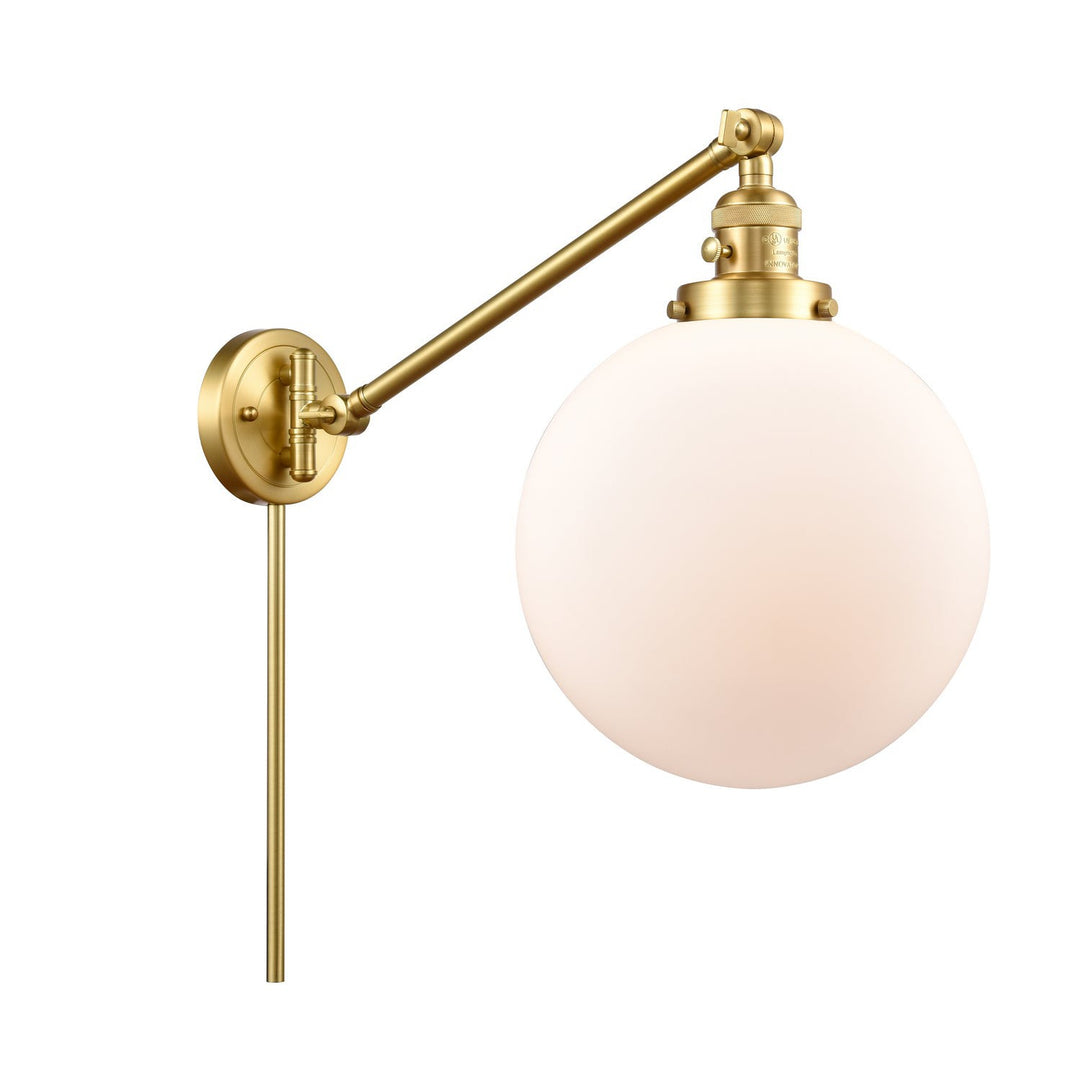 Innovations Lighting 237-SG-G201-10  Franklin Restoration Lamp Satin Gold