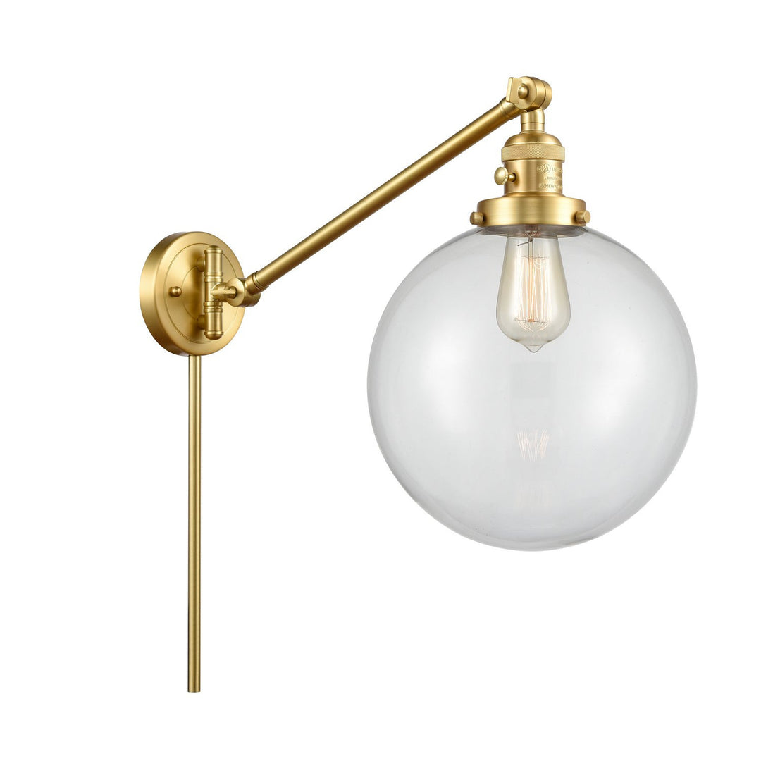 Innovations Lighting 237-SG-G202-10  Franklin Restoration Lamp Satin Gold