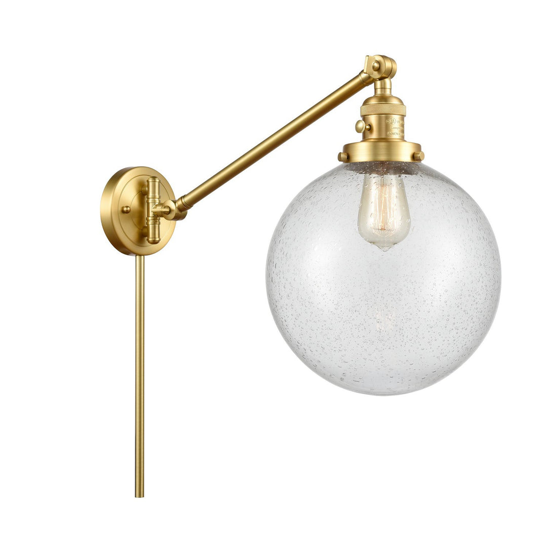 Innovations Lighting 237-SG-G204-10  Franklin Restoration Lamp Satin Gold