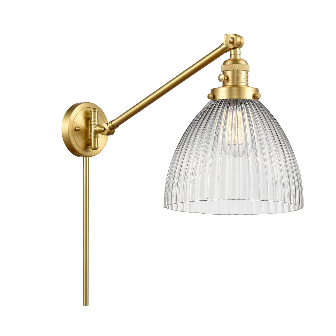Innovations Lighting 237-SG-G222  Franklin Restoration Lamp Satin Gold