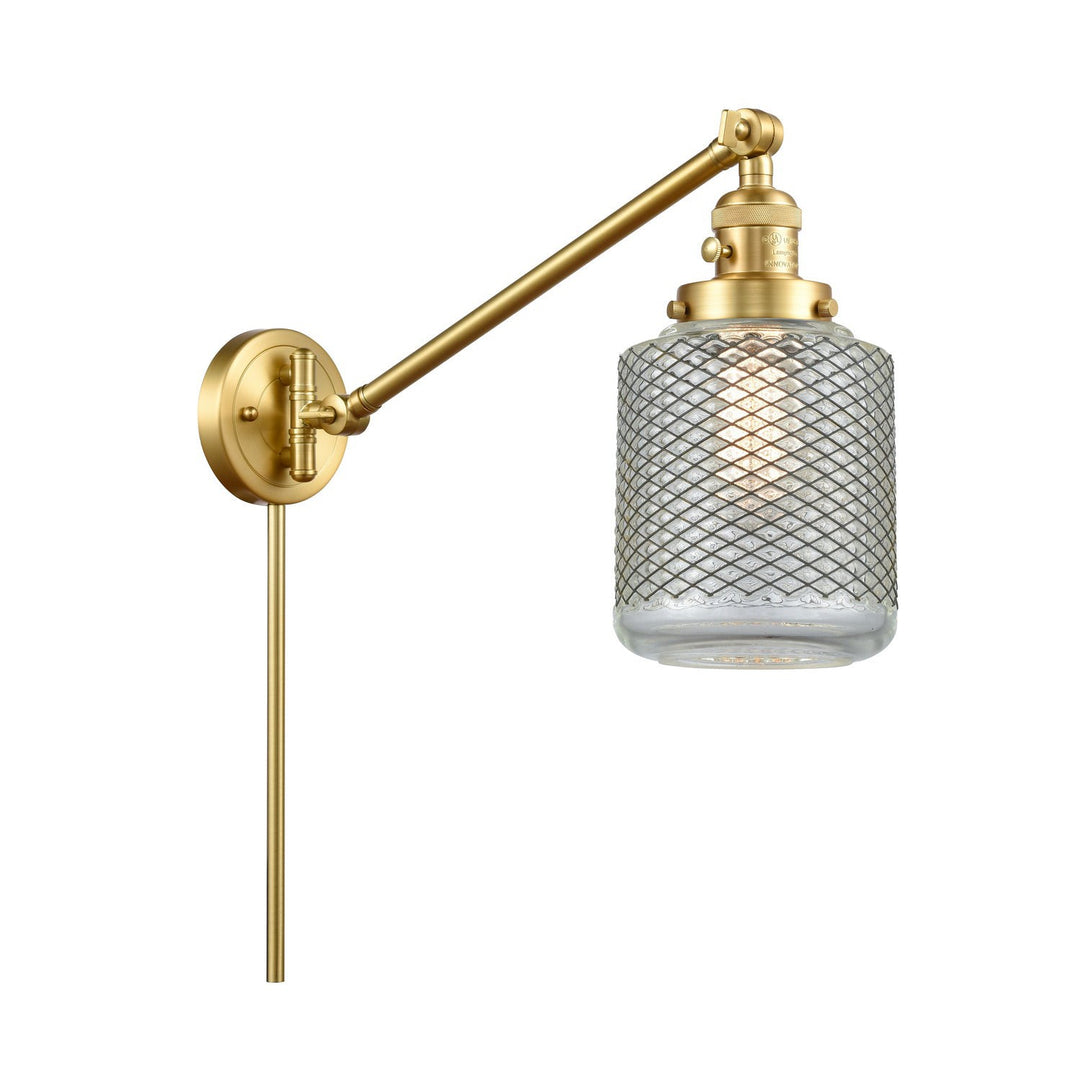 Innovations Lighting 237-SG-G262  Franklin Restoration Lamp Satin Gold