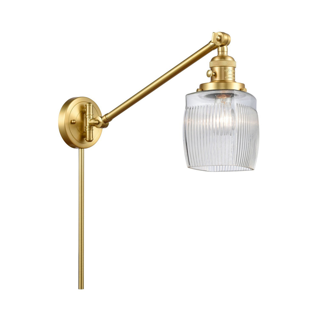 Innovations Lighting 237-SG-G302  Franklin Restoration Lamp Satin Gold