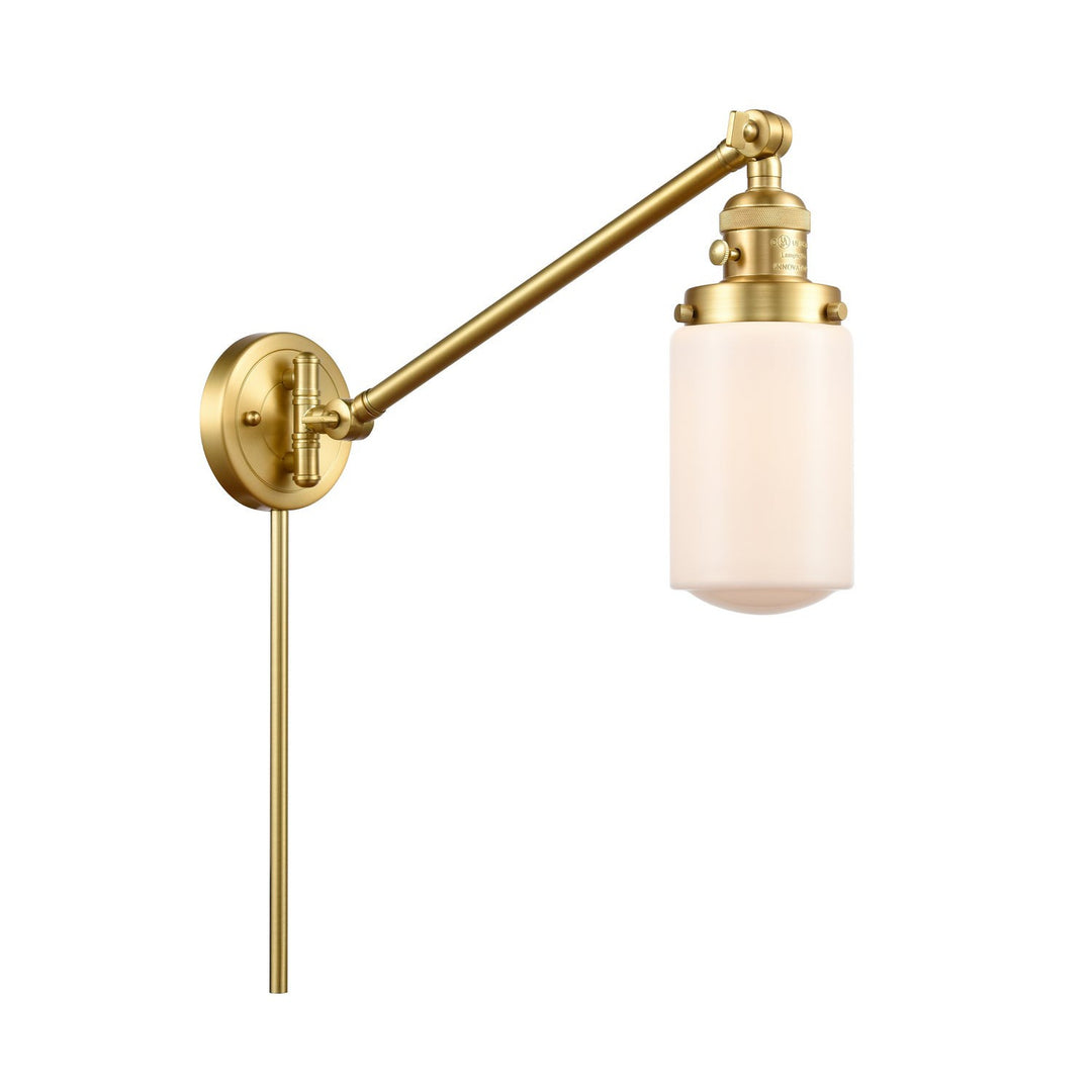 Innovations Lighting 237-SG-G311  Franklin Restoration Lamp Satin Gold