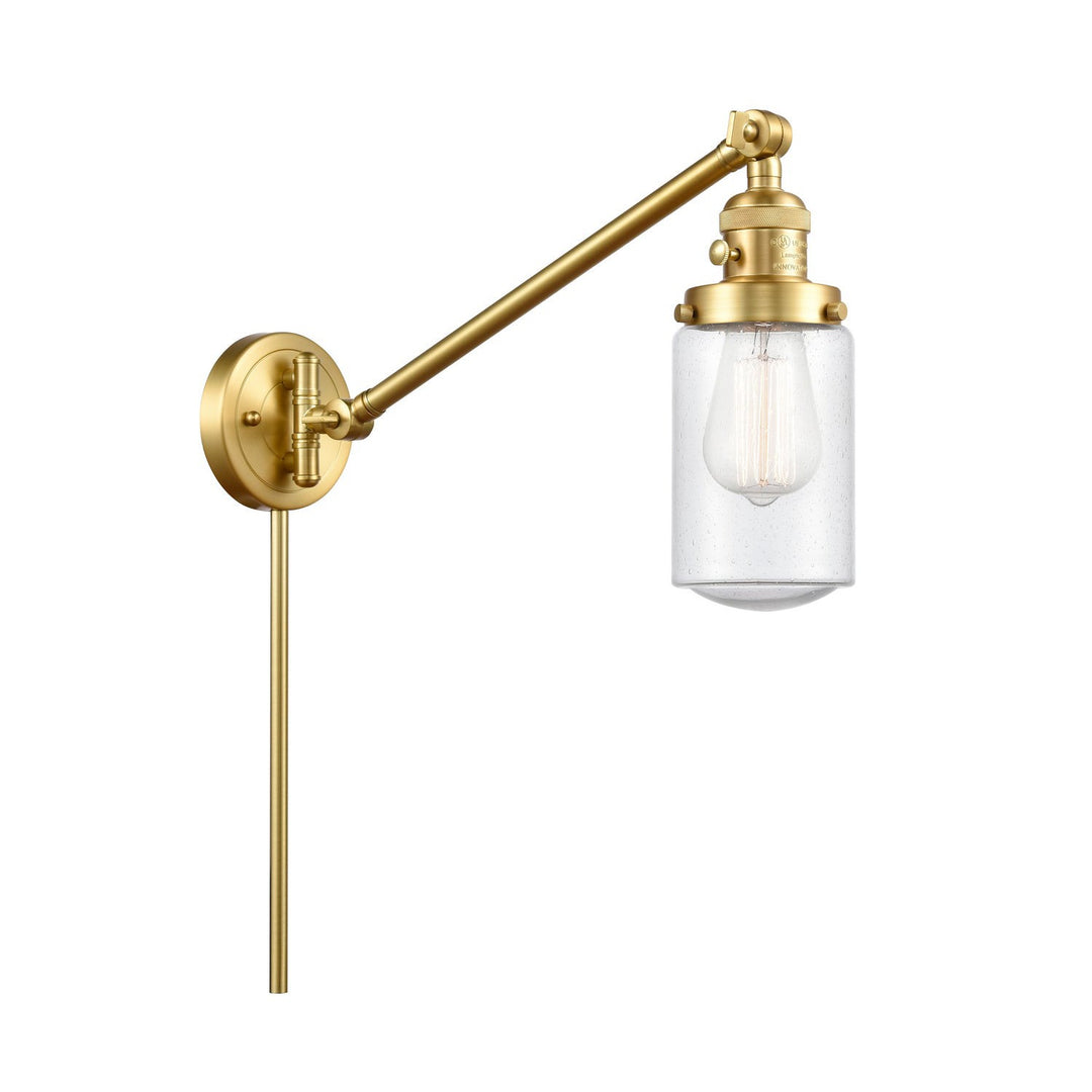 Innovations Lighting 237-SG-G314  Franklin Restoration Lamp Satin Gold