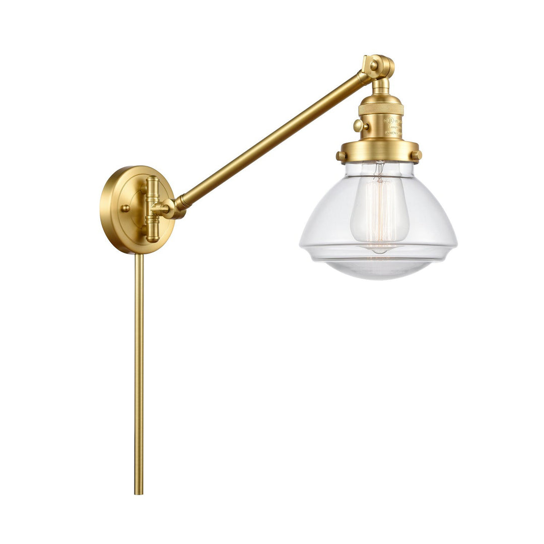 Innovations Lighting 237-SG-G322  Franklin Restoration Lamp Satin Gold