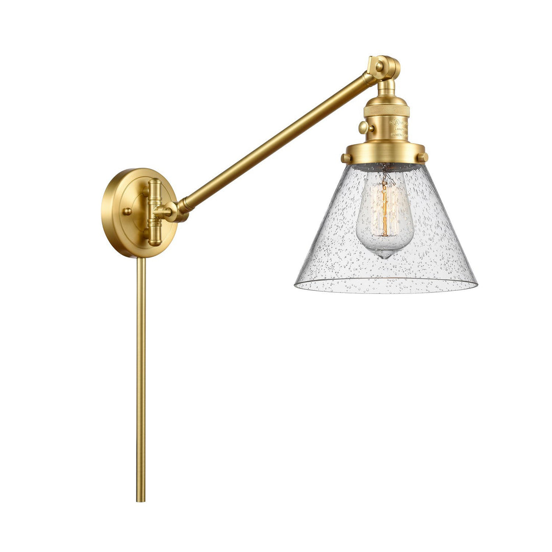 Innovations Lighting 237-SG-G44 Modern Franklin Restoration Lamp Satin Gold