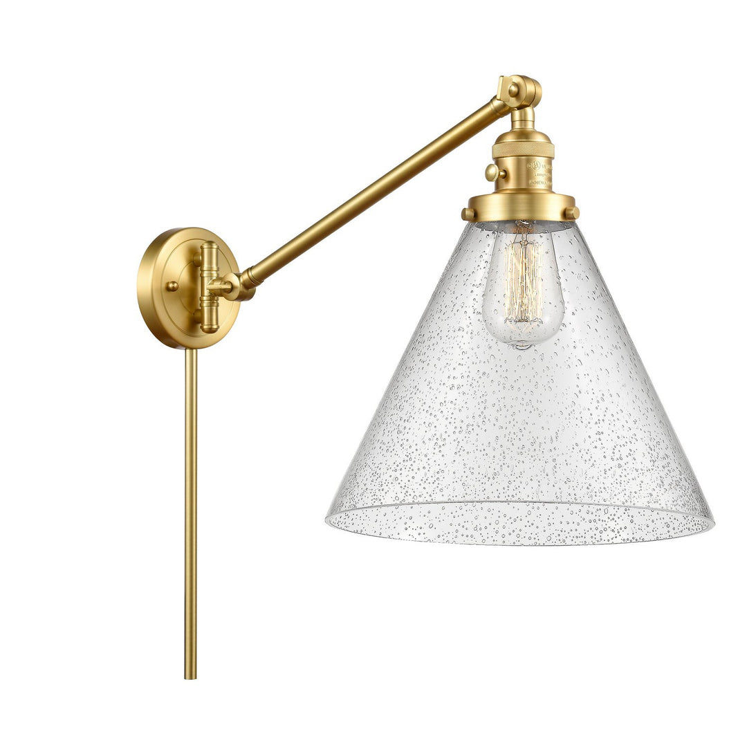 Innovations Lighting 237-SG-G44-L Modern Franklin Restoration Lamp Satin Gold