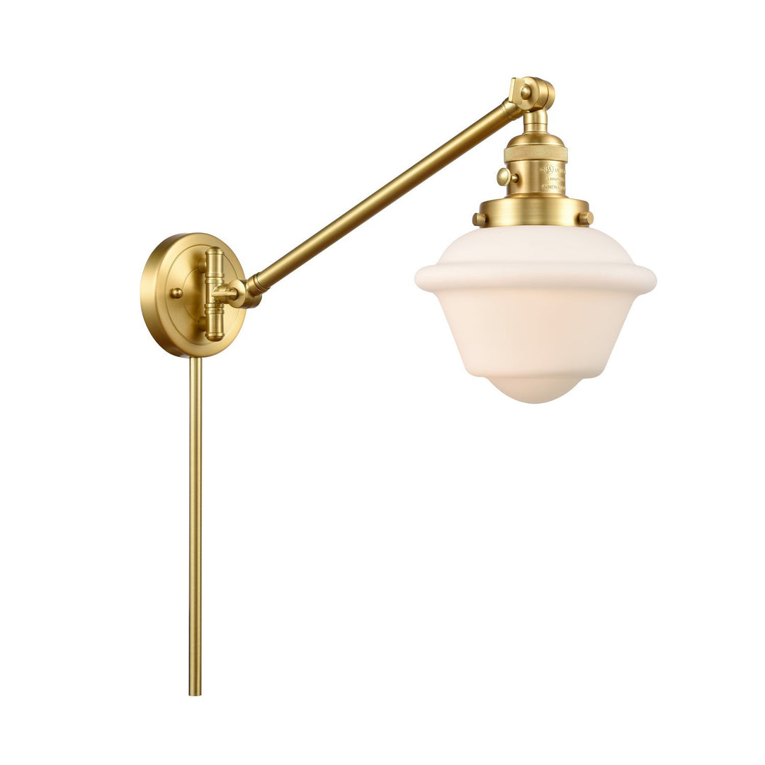 Innovations Lighting 237-SG-G531  Franklin Restoration Lamp Satin Gold