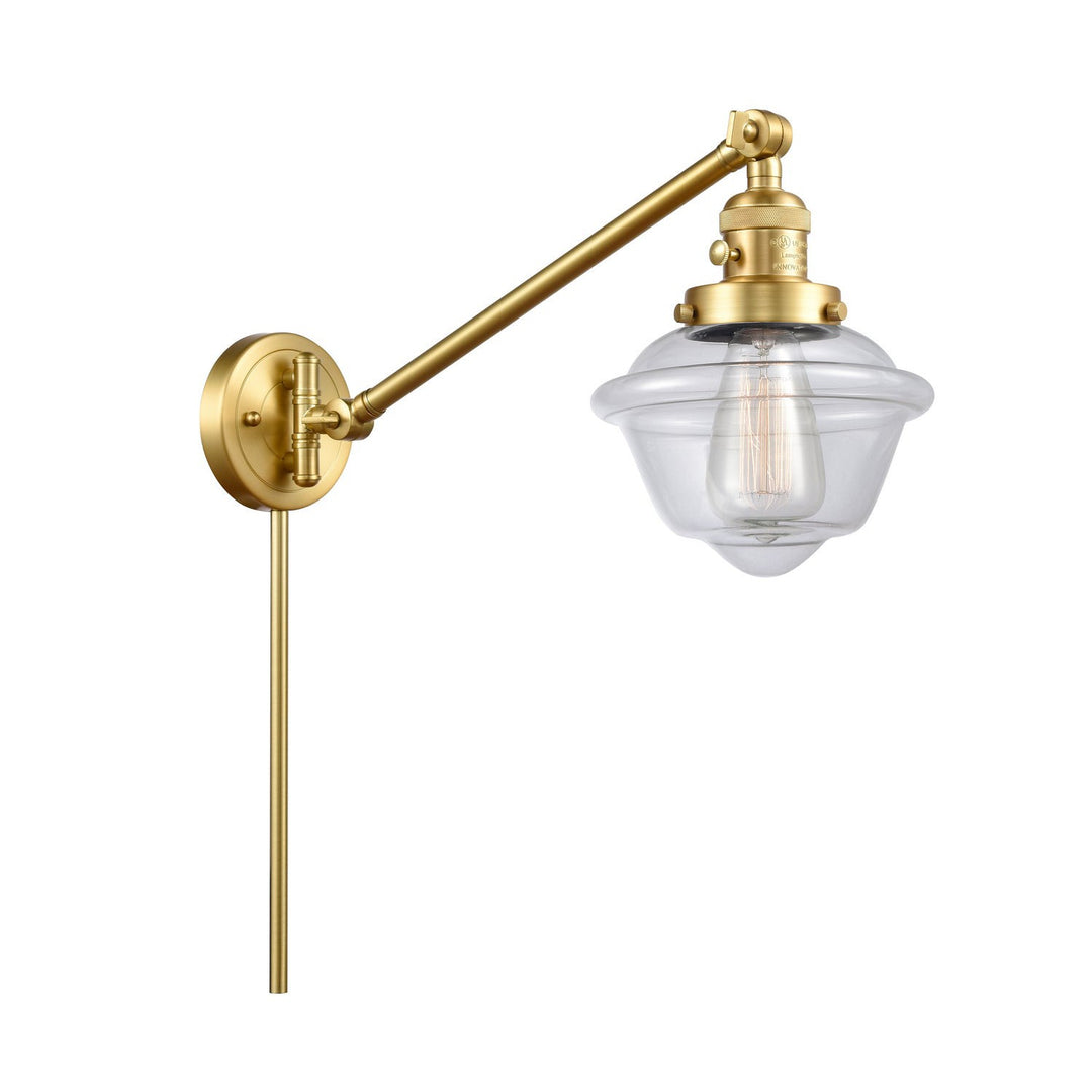 Innovations Lighting 237-SG-G532  Franklin Restoration Lamp Satin Gold
