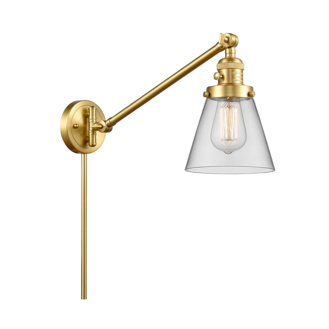 Innovations Lighting 237-SG-G62 Modern Franklin Restoration Lamp Satin Gold