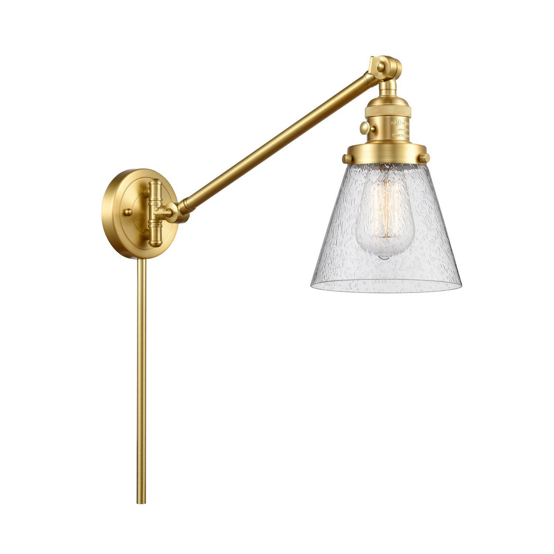 Innovations Lighting 237-SG-G64 Modern Franklin Restoration Lamp Satin Gold