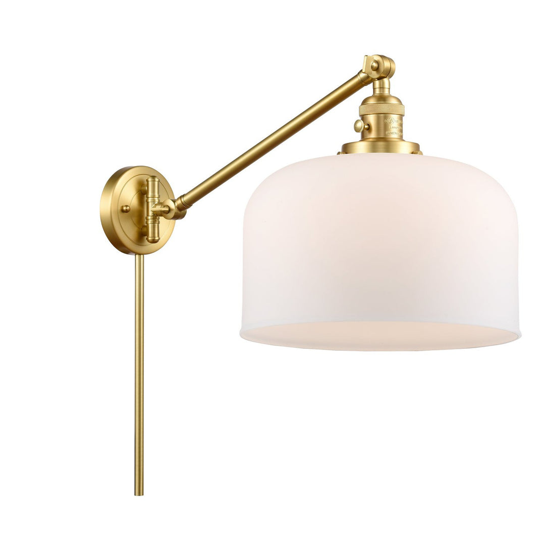 Innovations Lighting 237-SG-G71-L  Franklin Restoration Lamp Satin Gold