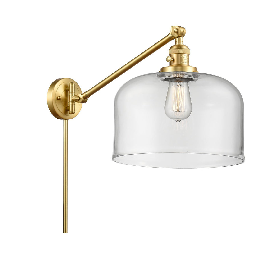 Innovations Lighting 237-SG-G72-L  Franklin Restoration Lamp Satin Gold