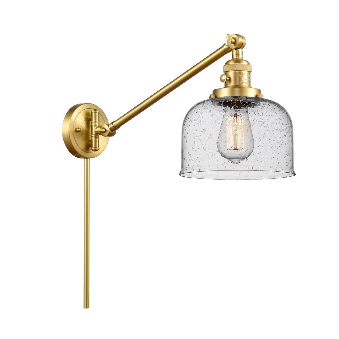 Innovations Lighting 237-SG-G74  Franklin Restoration Lamp Satin Gold