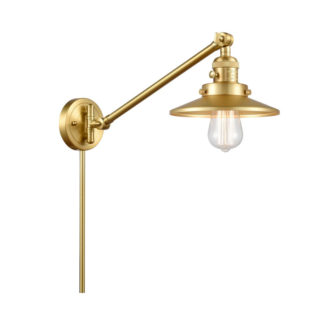 Innovations Lighting 237-SG-M4-SG  Franklin Restoration Lamp Satin Gold