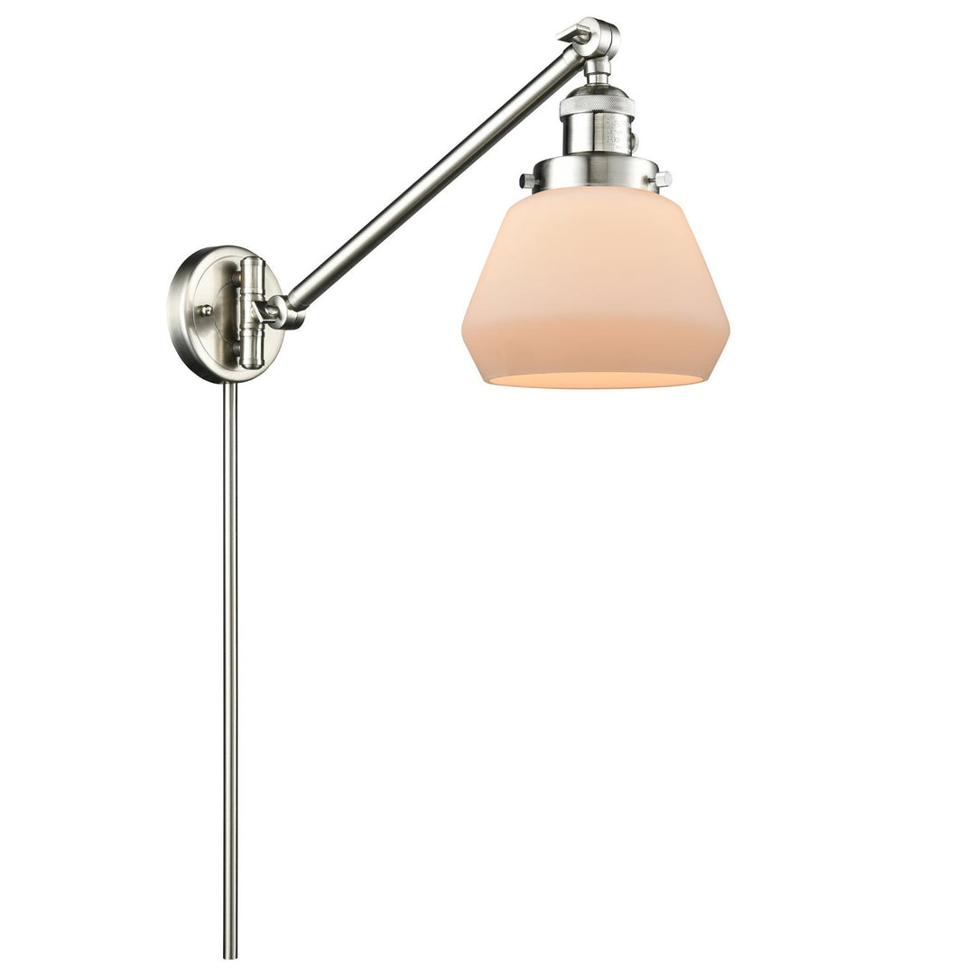 Innovations Lighting 237-SN-G171-LED Modern Franklin Restoration Lamp Brushed Satin Nickel