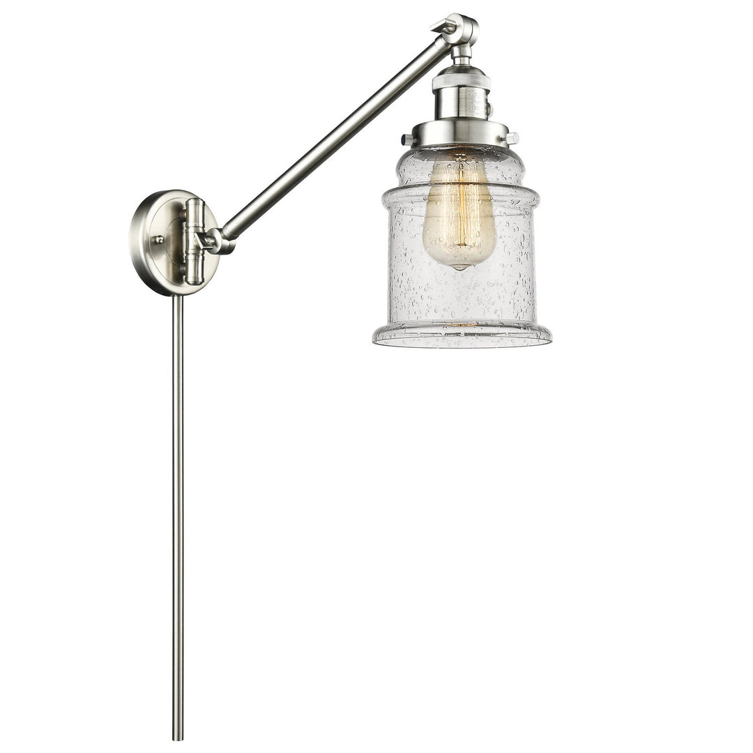 Innovations Lighting 237-SN-G184  Franklin Restoration Lamp Brushed Satin Nickel
