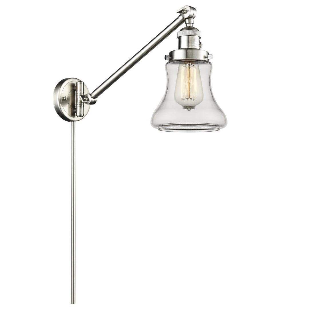 Innovations Lighting 237-SN-G192-LED  Franklin Restoration Lamp Brushed Satin Nickel