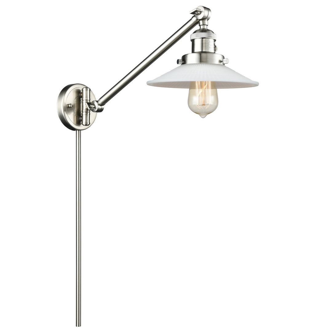 Innovations Lighting 237-SN-G1-LED  Franklin Restoration Lamp Brushed Satin Nickel