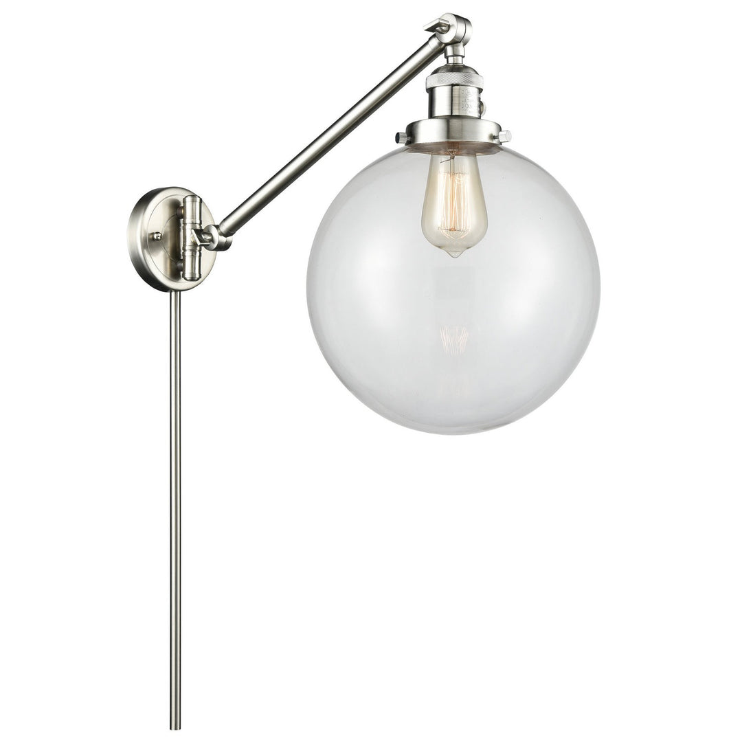 Innovations Lighting 237-SN-G202-10-LED  Franklin Restoration Lamp Brushed Satin Nickel