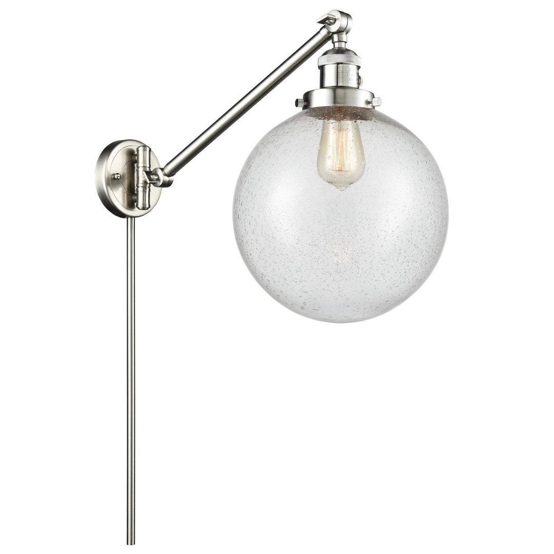 Innovations Lighting 237-SN-G204-10-LED  Franklin Restoration Lamp Brushed Satin Nickel
