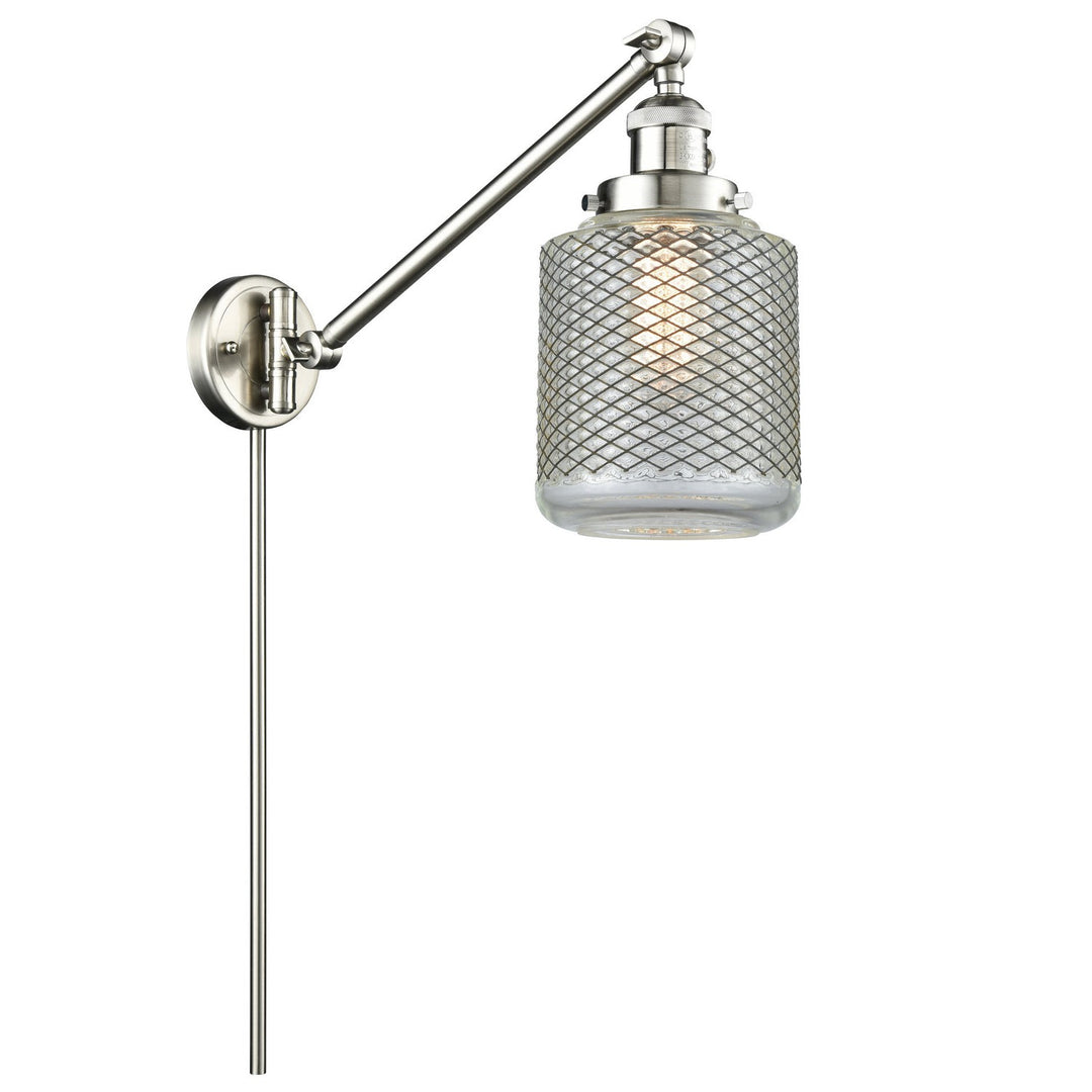 Innovations Lighting 237-SN-G262-LED  Franklin Restoration Lamp Brushed Satin Nickel