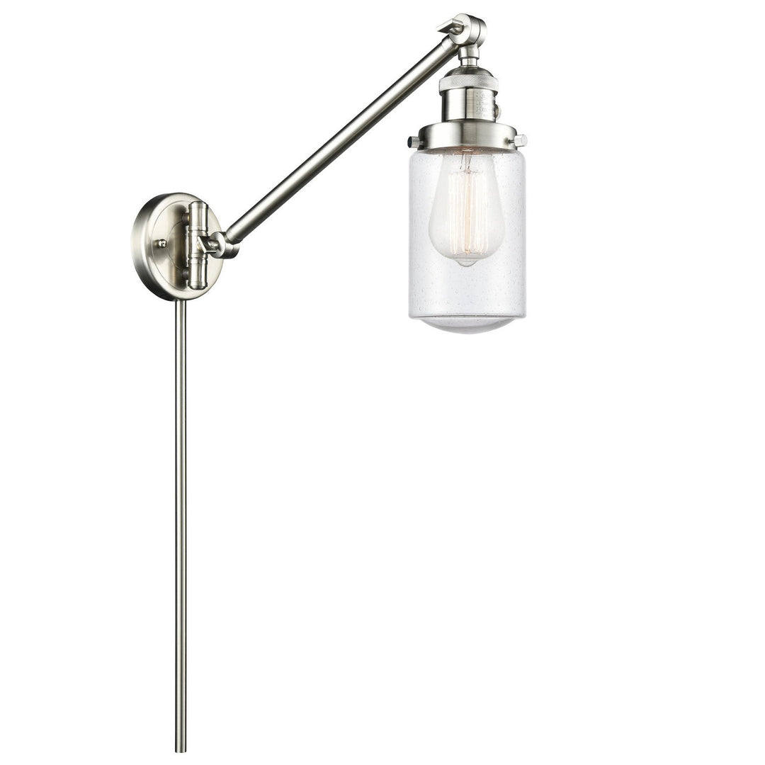 Innovations Lighting 237-SN-G314-LED  Franklin Restoration Lamp Brushed Satin Nickel