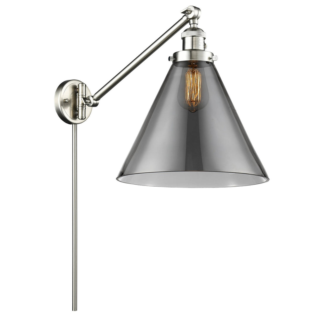 Innovations Lighting 237-SN-G43-L Modern Franklin Restoration Lamp Brushed Satin Nickel