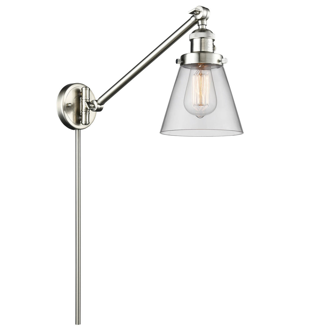 Innovations Lighting 237-SN-G62-LED Modern Franklin Restoration Lamp Brushed Satin Nickel