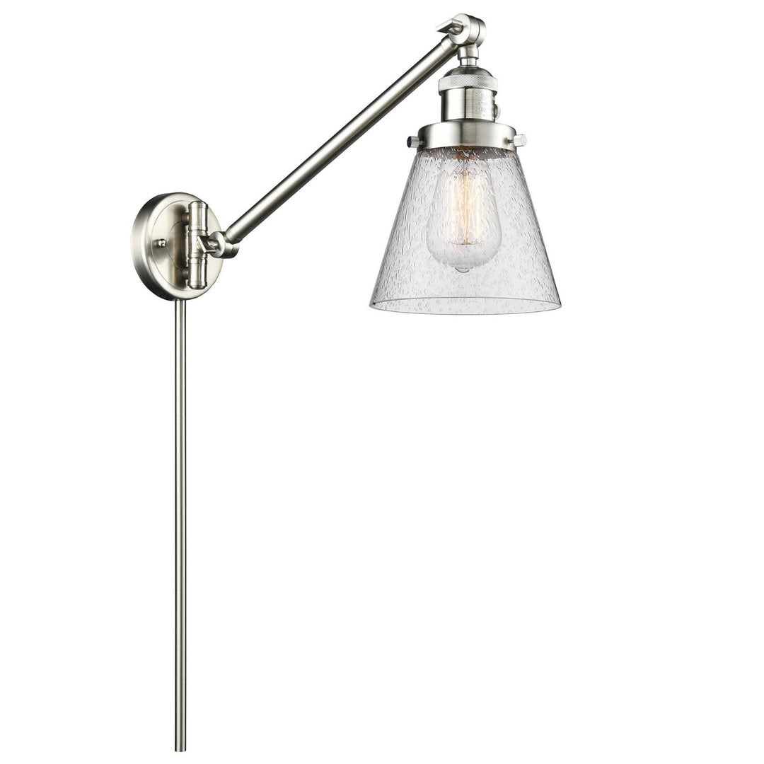 Innovations Lighting 237-SN-G64-LED Modern Franklin Restoration Lamp Brushed Satin Nickel