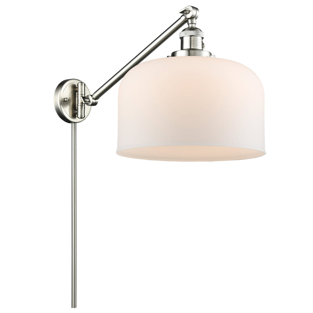 Innovations Lighting 237-SN-G71-L-LED  Franklin Restoration Lamp Brushed Satin Nickel