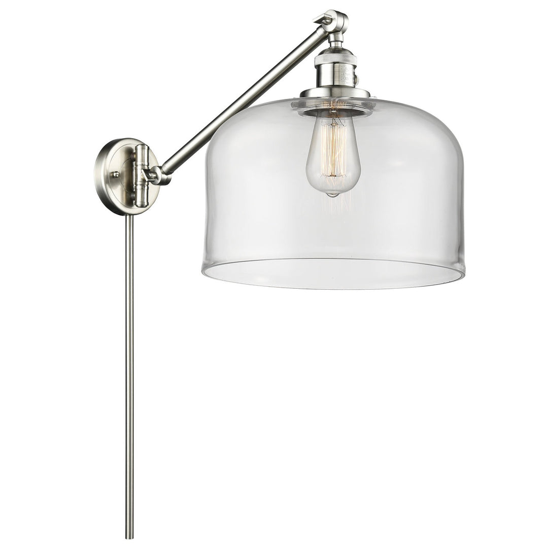Innovations Lighting 237-SN-G72-L-LED  Franklin Restoration Lamp Brushed Satin Nickel